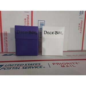 Ultrapro deck box - Purple and White 2-pack Good Used - #397